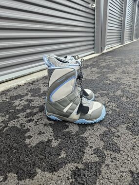 Northwave Freedom BOA Snowboard Boots Gray Blue Mens 7 Women's Size 8